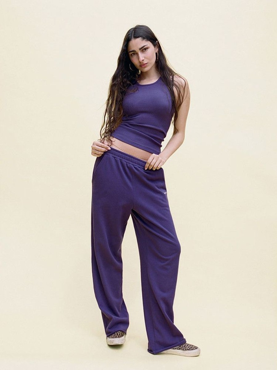 Realisation Par Bottoms | Classic Sweatpants - Deep Purple