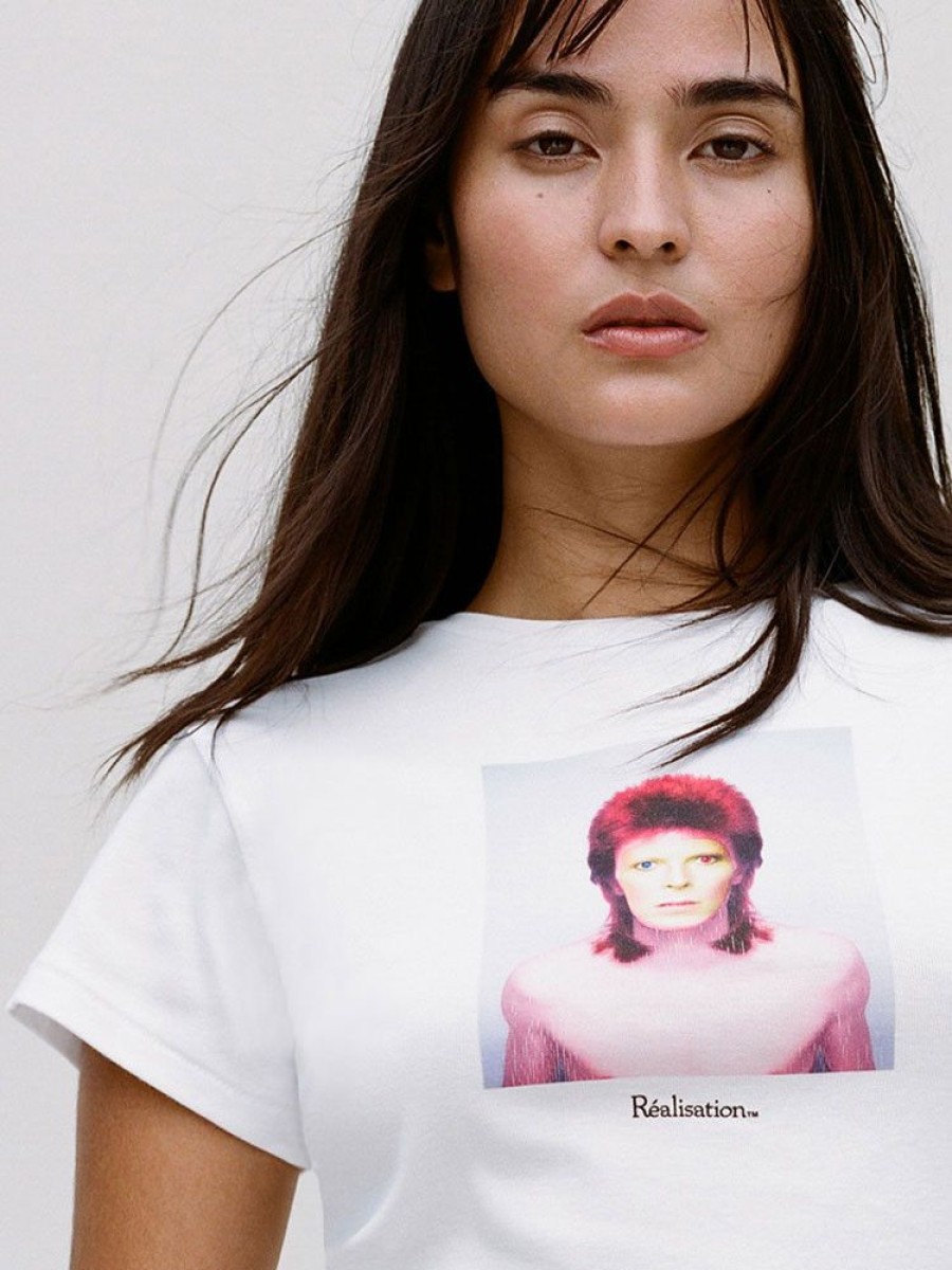 Realisation Par Tees | Pin Ups Baby Tee - White