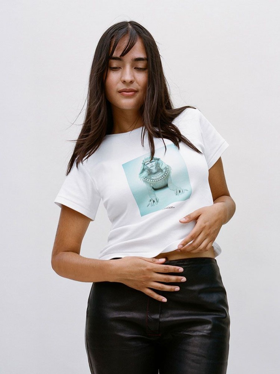 Realisation Par Tees | Hunky Dory Baby Tee - White