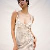 Realisation Par Dresses | The Hazel - Tan Gingham