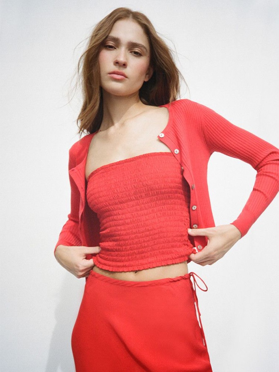 Realisation Par Knitwear | The Winona Cardigan - Ruby