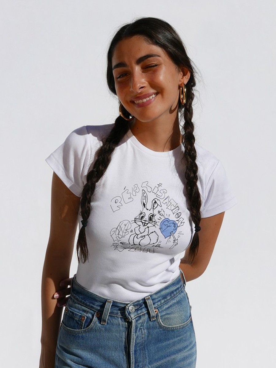 Realisation Par Tees | Bunny Tee - Blue Heart